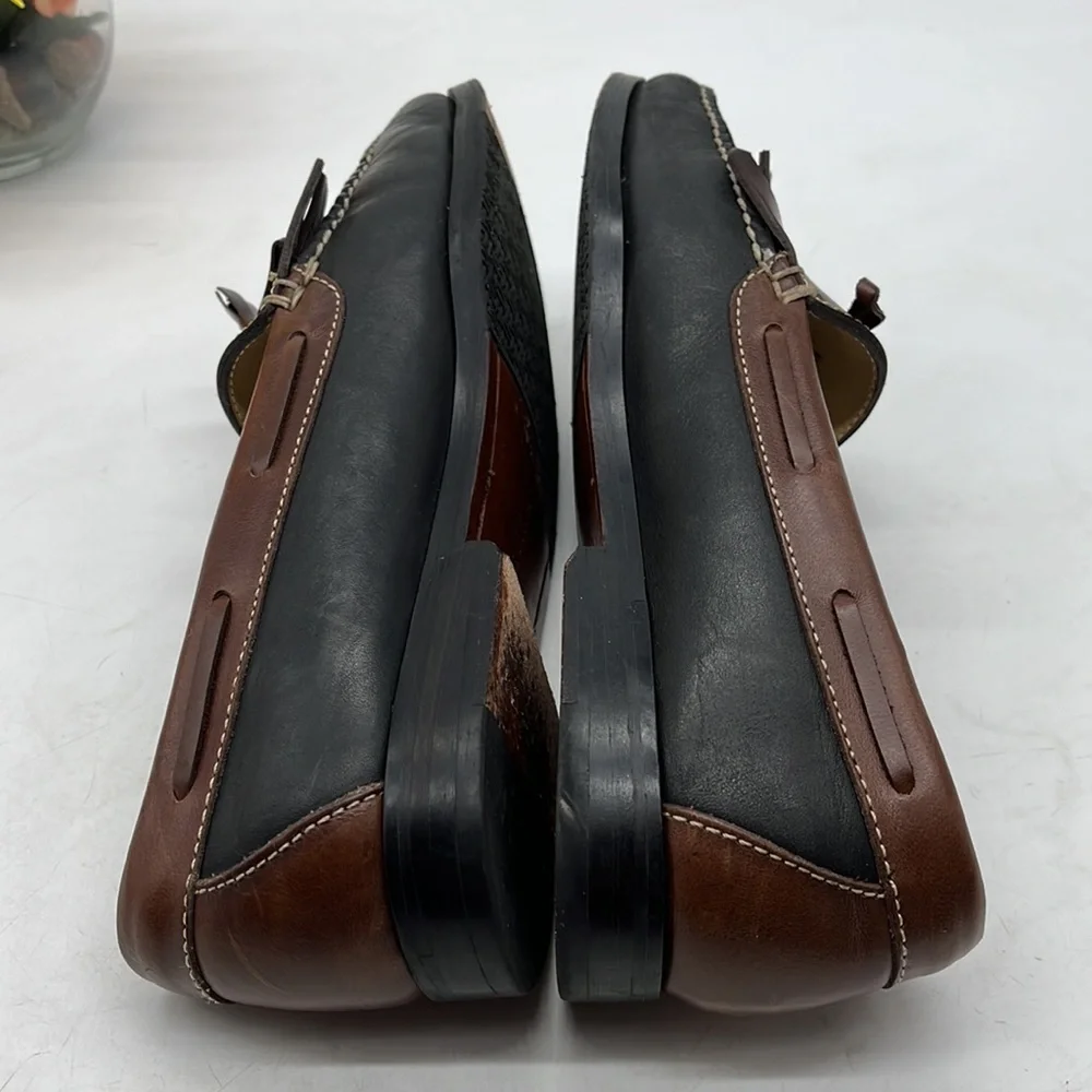 Cole Haan Black Brown Tassel Loafer Size 8.5. CH2689 - Picture 5 of 8